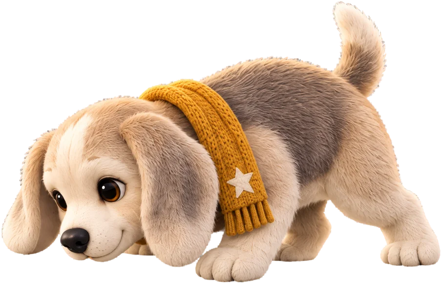 Mézi, a csupaszív beagle
